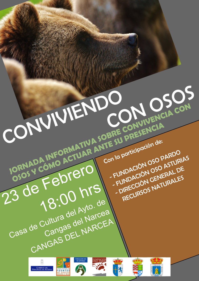 “Conviviendo con Osos”, ciclo de charlas informativas en municipios oseros