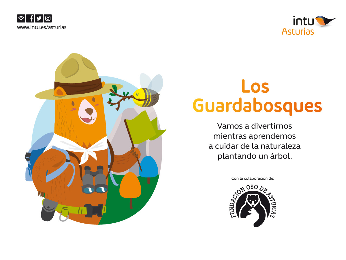 Guardabosques en Intu Asturias