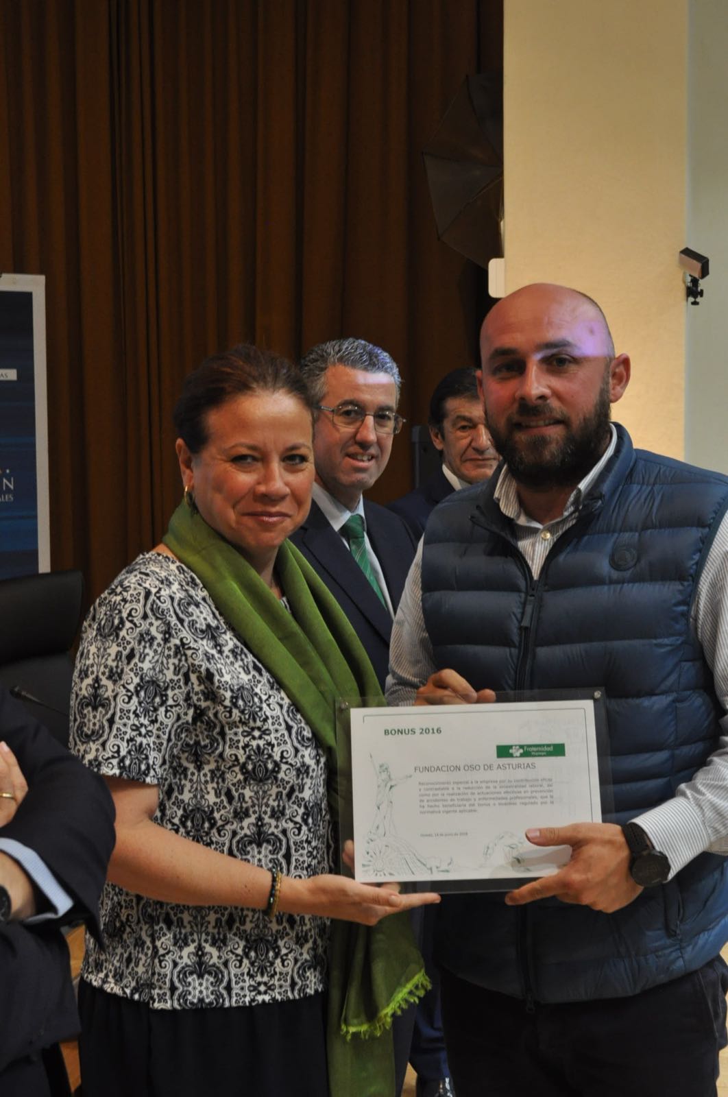 Fraternidad-Muprespa entrega el diploma Bonus a la fundación 